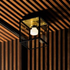 Svítidlo Buster + Punch černá/mosaz nerez/sklo