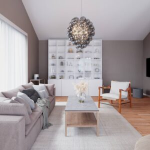 Svítidlo By Rydéns kouřově šedá sklo/kov