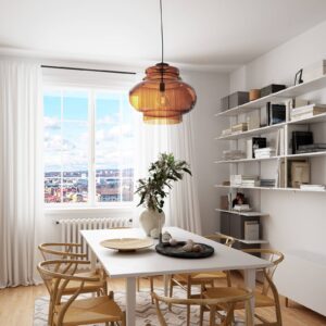 Svítidlo By Rydéns koňak Kov/sklo