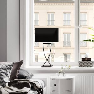 Svítidlo By Rydéns chrom/černá textil/kov