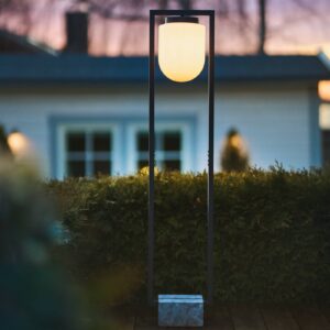 Svítidlo By Rydéns černá/opálová mramor/kov/polykarbonát/akryl