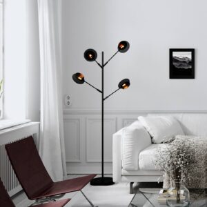 Svítidlo By Rydéns matná černá kov/sklo