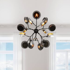 Svítidlo By Rydéns matná černá kov/sklo