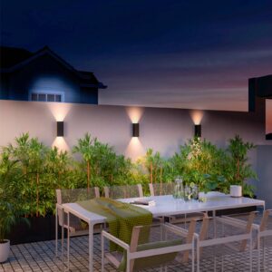 Svítidlo Calex černá Hliník/sklo