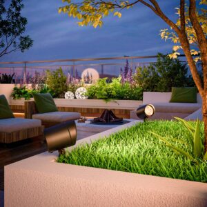 Svítidlo Calex černá Plast/hliník