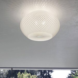 Svítidlo Casablanca matná bílá tekuté dřevo