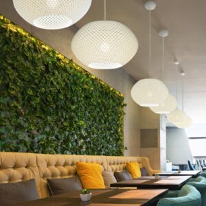 Svítidlo Casablanca matná bílá tekuté dřevo