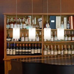 Svítidlo Casablanca bílý kartáčovaný hliník sklo/hliník