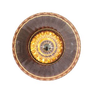 Svítidlo DESIGN BY US kouřově šedá/černá Sklo/hliník