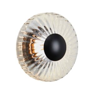 Svítidlo DESIGN BY US čirá/černá Sklo/hliník