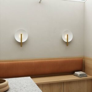 Svítidlo DFTP by Nordlux kartáčovaná mosaz/bílá kov/plast