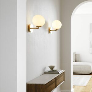 Svítidlo DFTP by Nordlux bílá/mosaz/černá sklo/mosaz