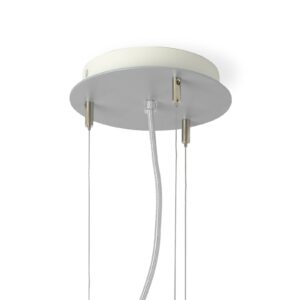 Svítidlo Domus ořech/opál dřevo olejované/akryl mražený