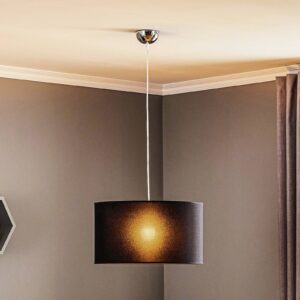 Svítidlo Duolla černý bavlna