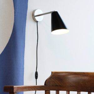 Svítidlo Dyberg Larsen černá/ocel kartáčovaná ocel