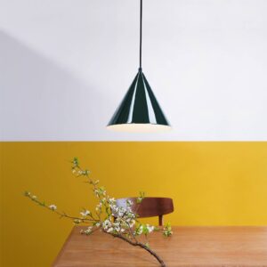 Svítidlo Dyberg Larsen lesklá tmavě zelená kov