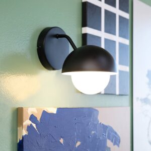 Svítidlo Dyberg Larsen matná černá kov/sklo