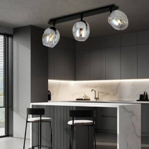 Svítidlo EMIBIG LIGHTING černá/grafit sklo/kov