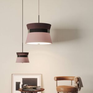 Svítidlo Easy Light blackberry kov/textil/PVC