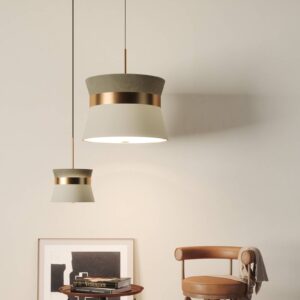 Svítidlo Easy Light zelená kov/textil/PVC