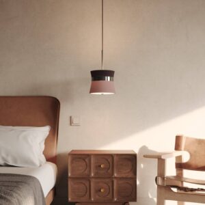 Svítidlo Easy Light blackberry kov/textil/PVC