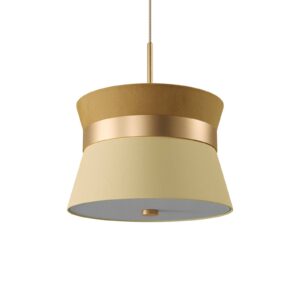 Svítidlo Easy Light žlutá kov/textil/PVC
