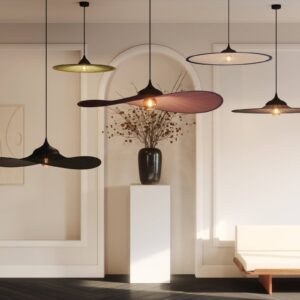 Svítidlo Easy Light krém ušlechtilá ocel/textil/akryl