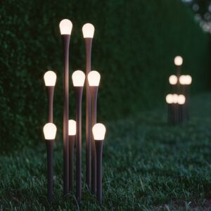 Svítidlo Eco-Light černá matná/bílá Hliníkový tlakový odlitek/plast odolný proti povětrnostním vlivům