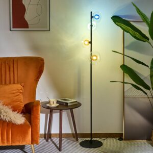 Svítidlo Eco-Light jantarová/zelená/modrá Sklo/hliník