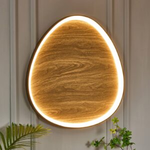 Svítidlo Eco-Light světlé dřevo Dřevo/hliník