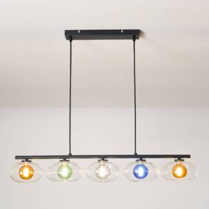 Svítidlo Eco-Light jantarová/zelená/kouřově šedá/modrá Sklo/hliník
