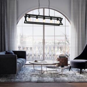 Svítidlo Eko-Light černá kov