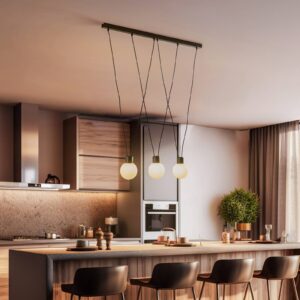 Svítidlo Eko-Light bílá/černá sklo/kov/plast