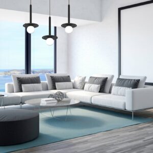 Svítidlo Eko-Light černá/bílá sklo/kov