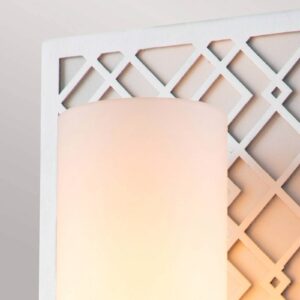 Svítidlo Elstead stříbrná/bílá Ocel/sklo