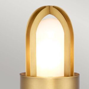 Svítidlo Elstead mosaz nerezová ocel/mražené sklo