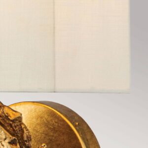 Svítidlo Elstead zlatá/bílá Plátno/polyresin/ocel