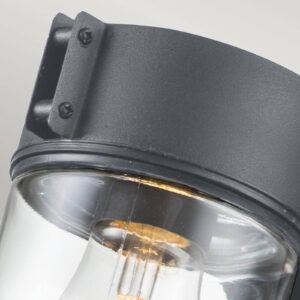 Svítidlo Elstead šedý/čirý nerezová ocel 304/sklo