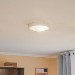 Svítidlo Envostar bílá dřevo/sklo