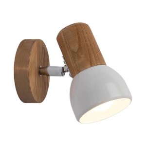 Svítidlo Envostar hnědá/bílá Borovice mořená/kov