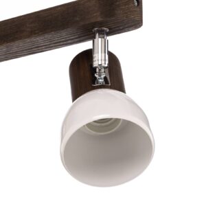 Svítidlo Envostar ořech/bílá Borovice mořená/kov