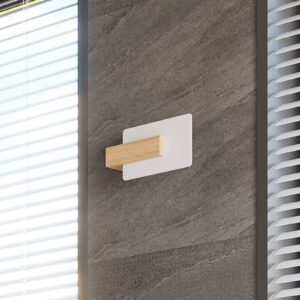 Svítidlo Envostar dřevo světlé/opálová sklo/dřevo