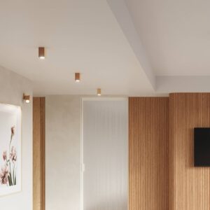 Svítidlo Envostar světlé dřevo dřevo