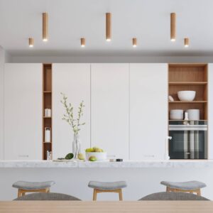 Svítidlo Envostar světlé dřevo dřevo