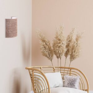 Svítidlo Euluna cappuccino bouclé/kov