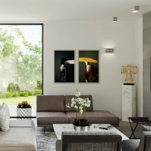 Svítidlo Euluna šedá matná Ocel