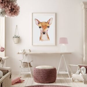 Svítidlo Euluna bílá/růžová kov/plast PVC/velur