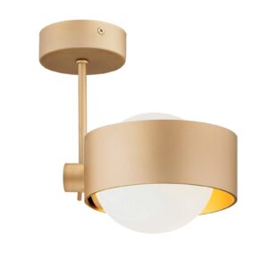 Svítidlo Euluna mosaz/bílá kov/sklo