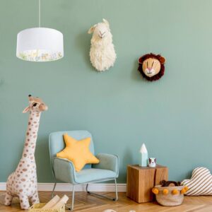 Svítidlo Euluna bílá/rozmanitá kov/plast PVC