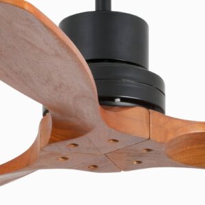 Svítidlo FARO BARCELONA ořech/černá dřevo/ocel